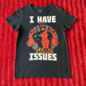 MARVEL COMICS Deadpool “I Have Issues” Tee